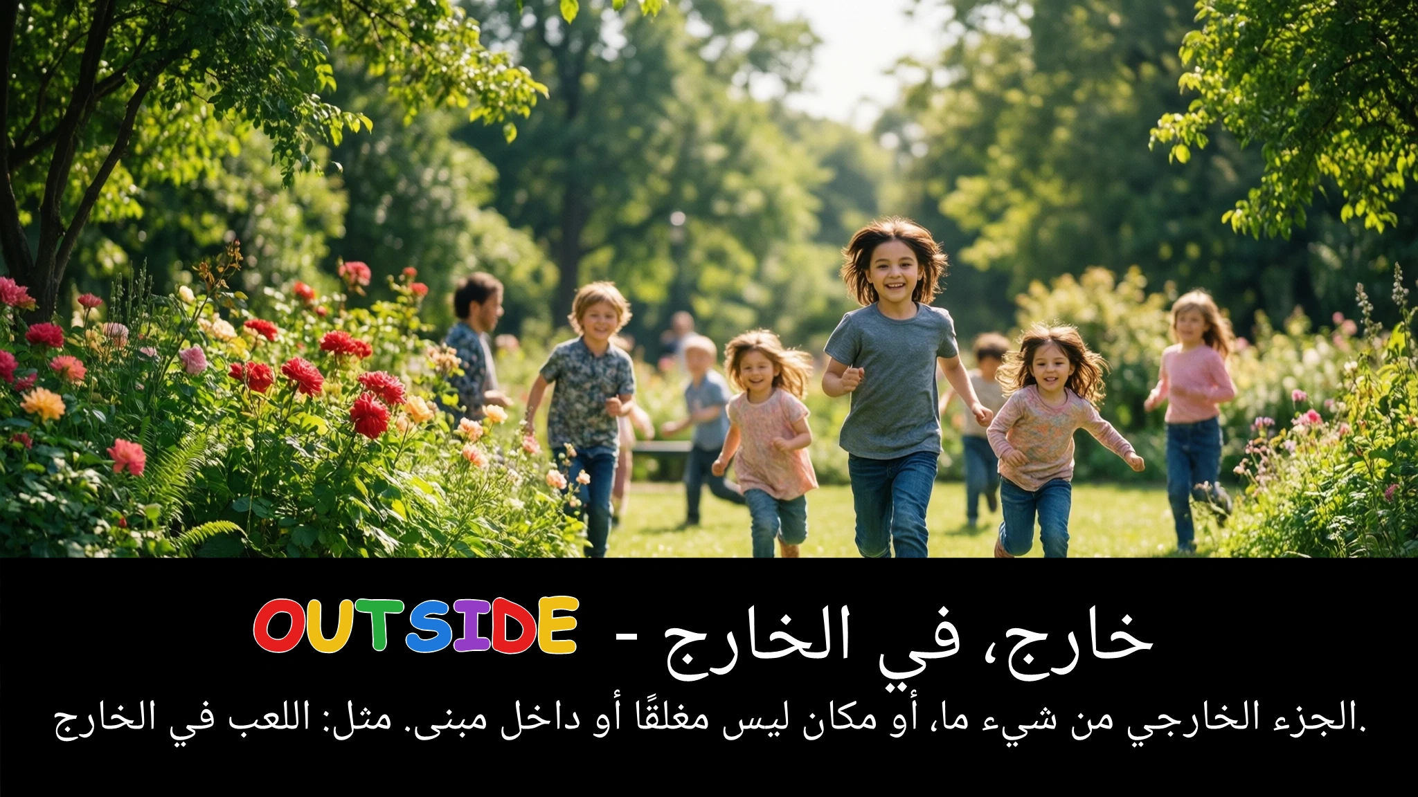 Arabic Illustration for outside